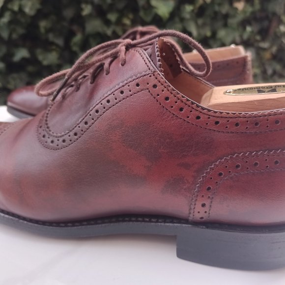 Charles Tyrwhitt Brogue Cap Toe Oxfords Men's US Size 9 F - Picture 5 of 12